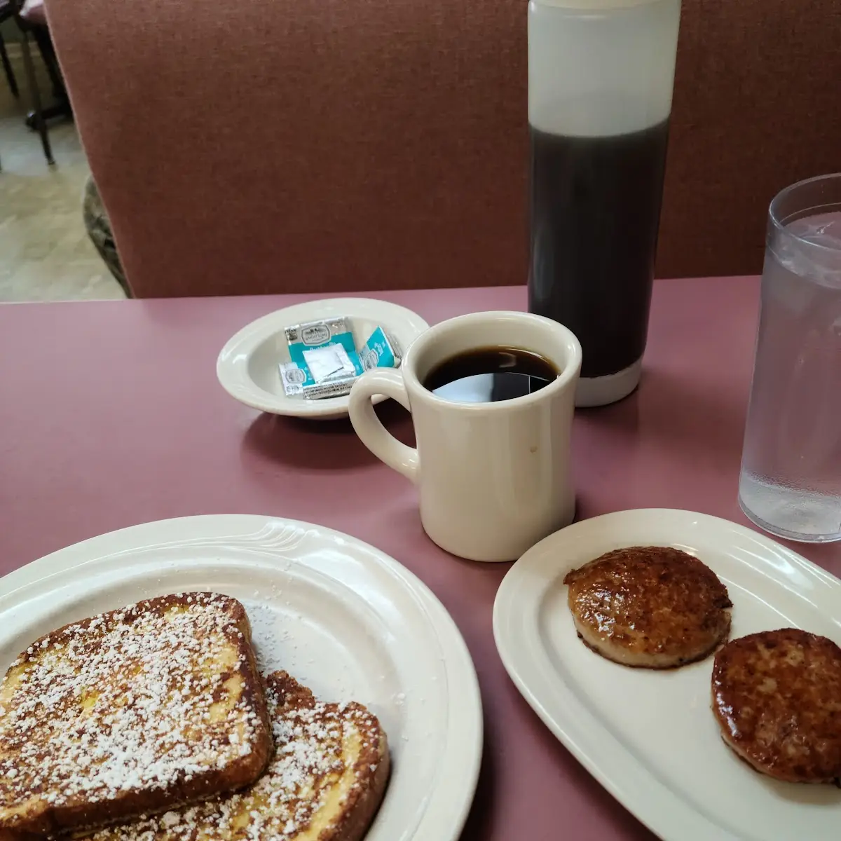 French Toast and Sausage Patties