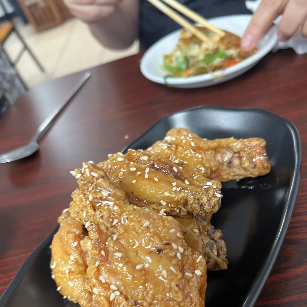 Spicy Korean Fried Chicken Wings