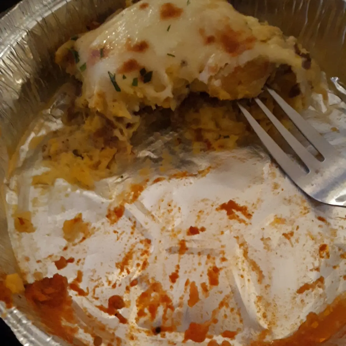 Almost Empty Plate Eggplant Parmigiana Shepherds Pie