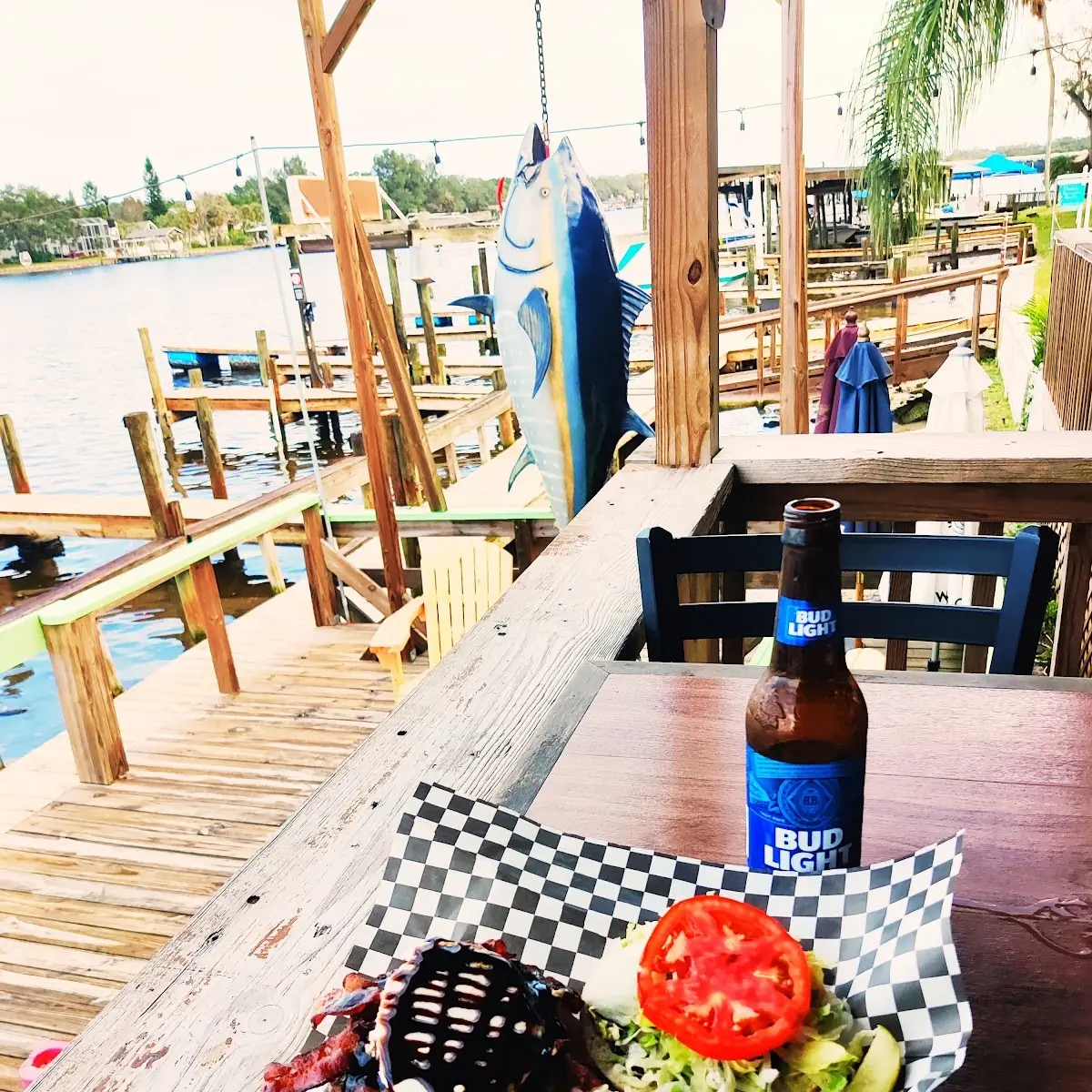 Bacon and Goat Cheese Burger