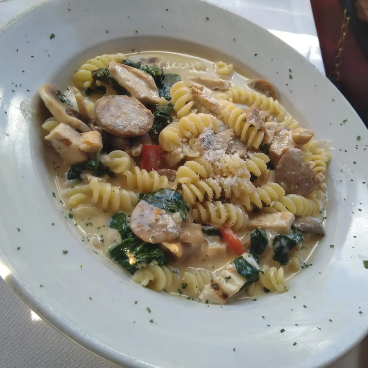 Penne E Grilled Chicken Tetrazini