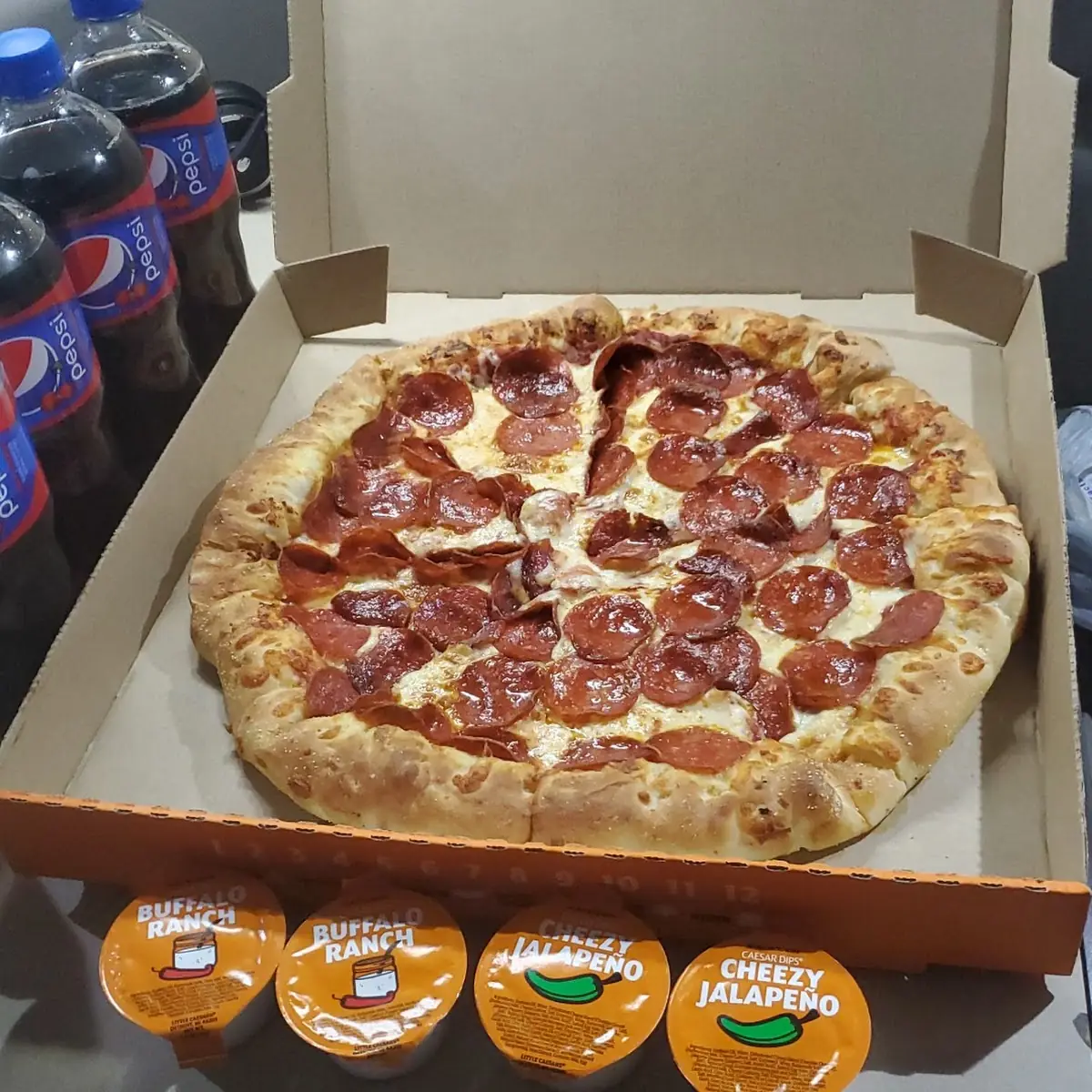 Pepperoni Stuffed Crust Pizza