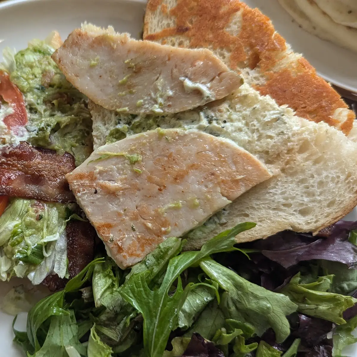 Inside Turkey Sandwich