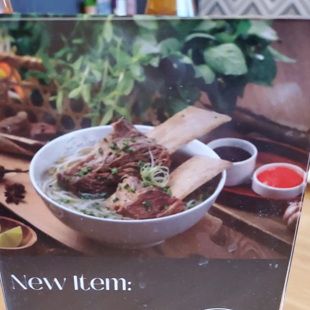 New Item Back Ribs Pho