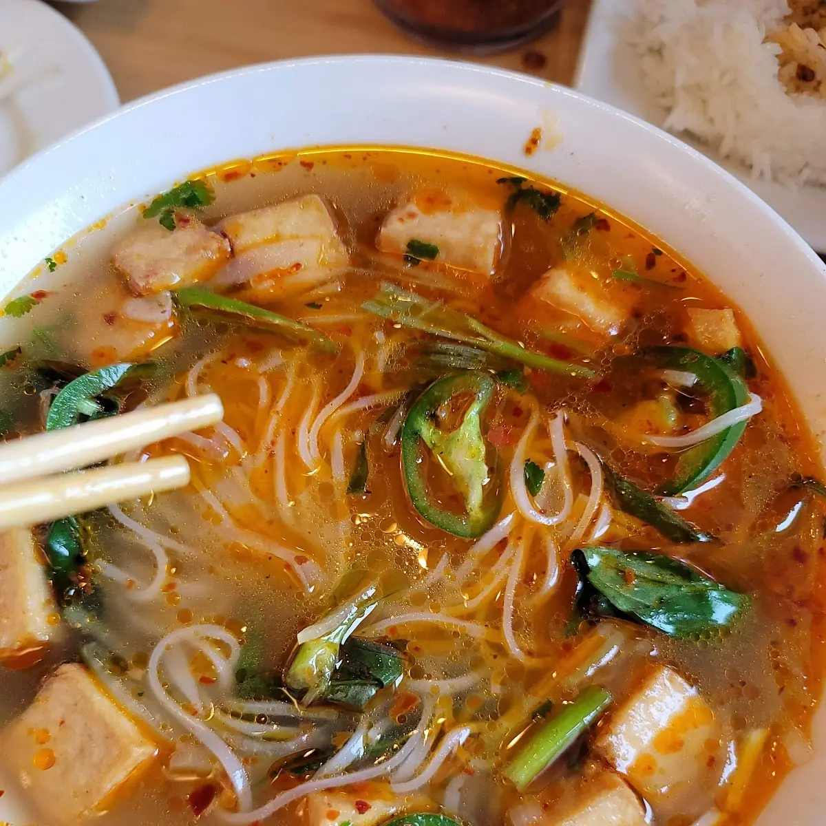 Pho with Crispy Tofu