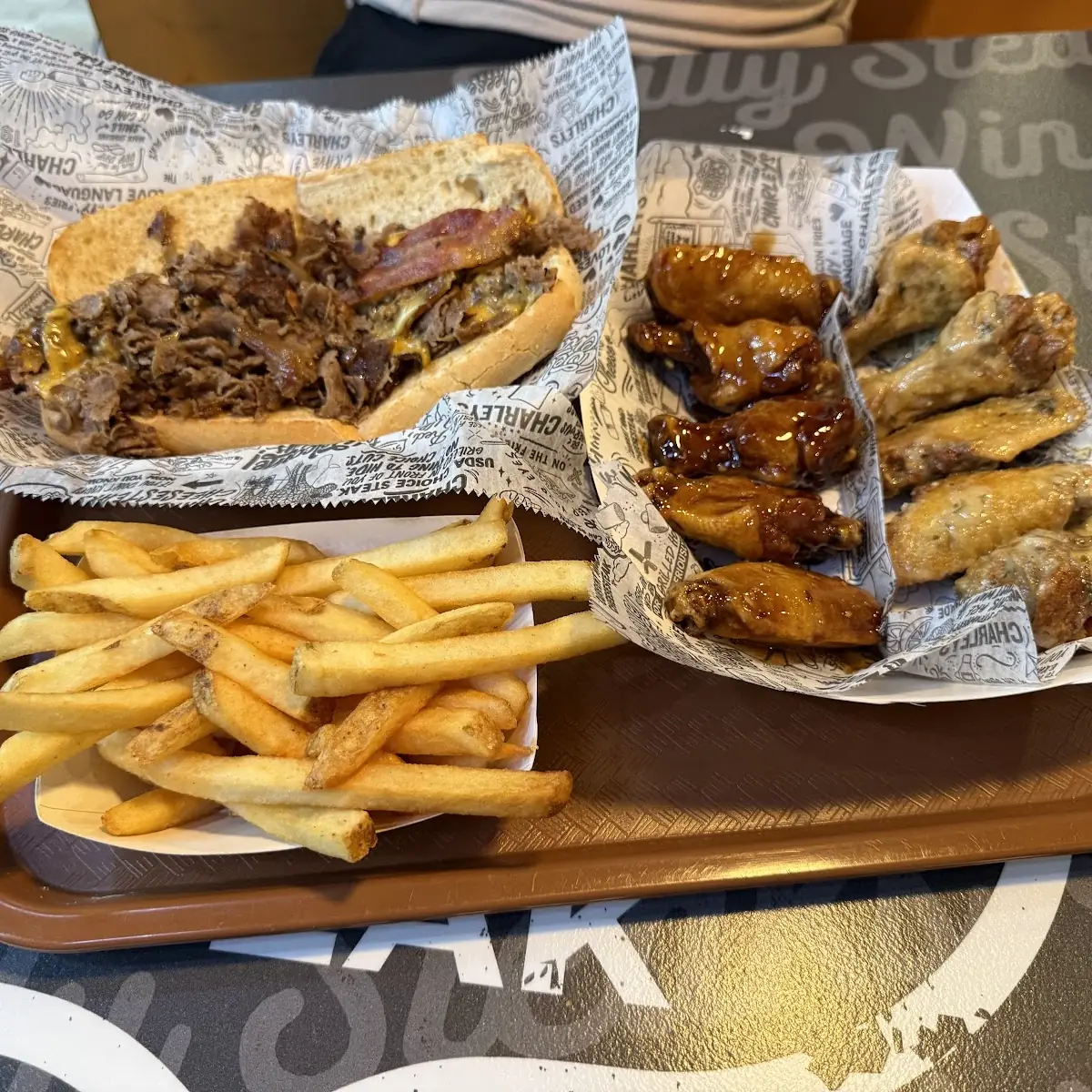 Steak Philly & Wing Combo Meal