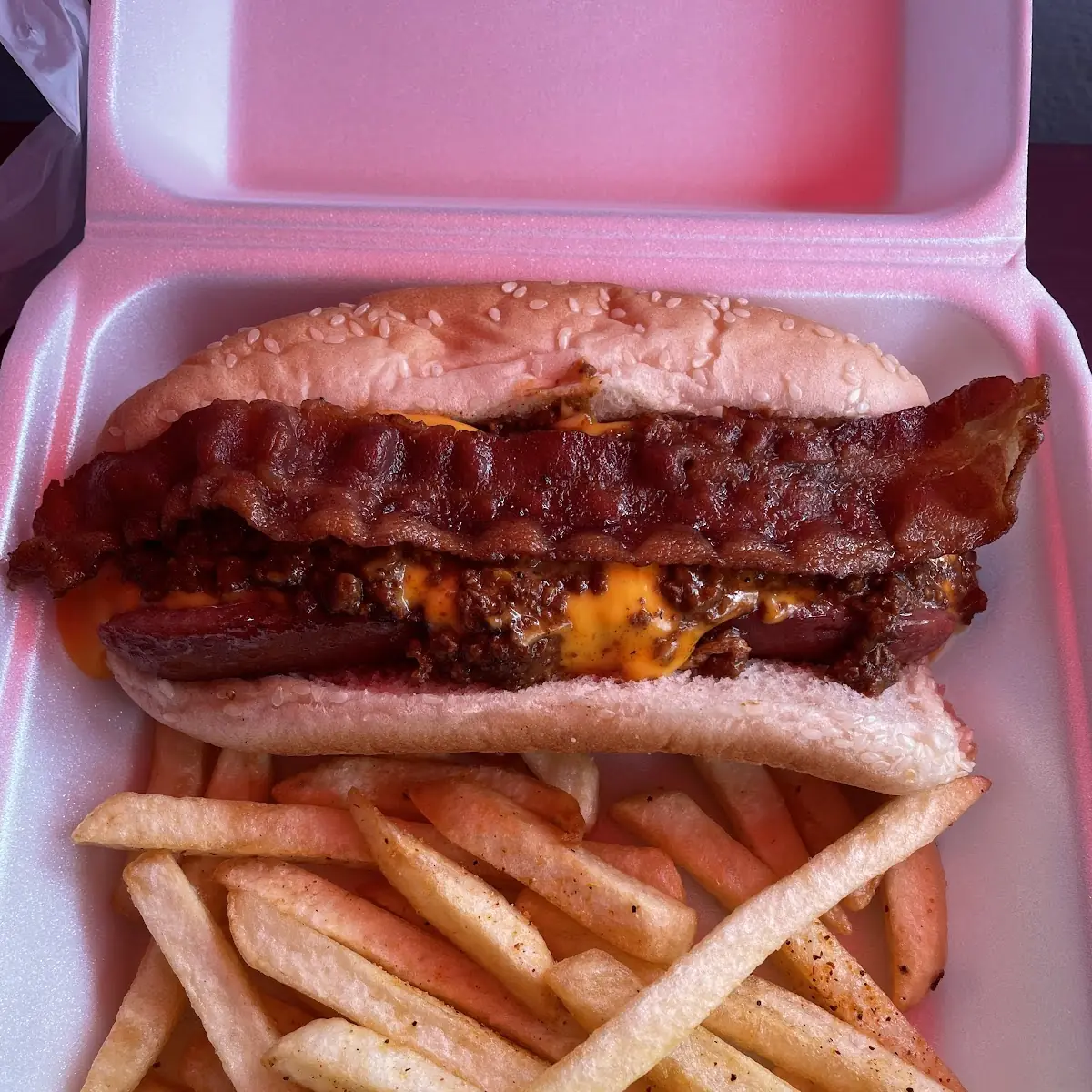 Bacon Chili Cheese Dog