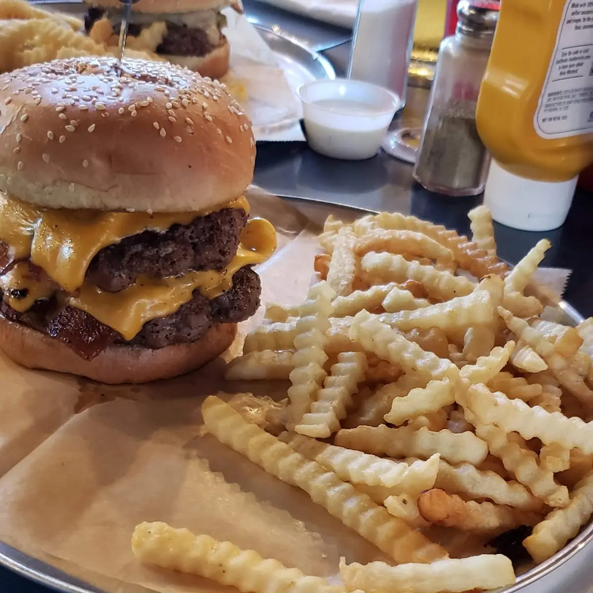 Double Cheeseburger with Fries