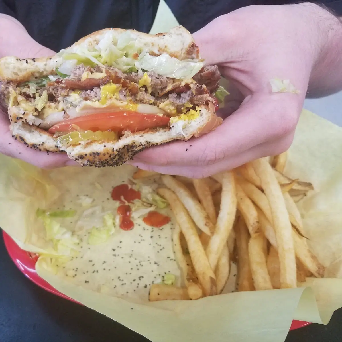 The Monster Burger Bacon
