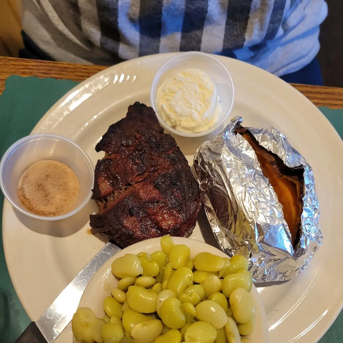 Filet Mignon Baked Sweet Potato