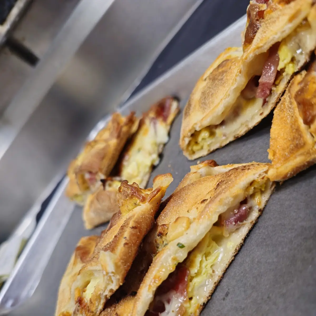 Open Faced Stromboli
