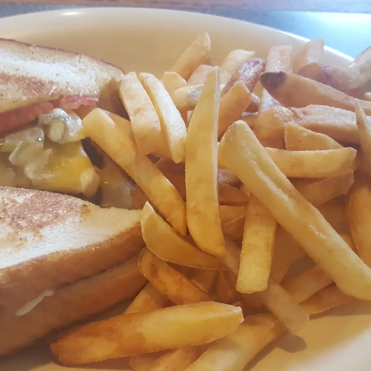 Old Fashioned Cheeseburger and Fries