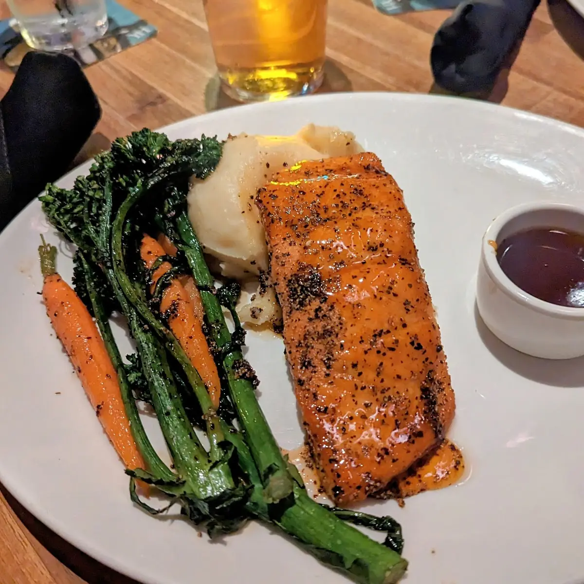 Whiskey Glazed Salmon