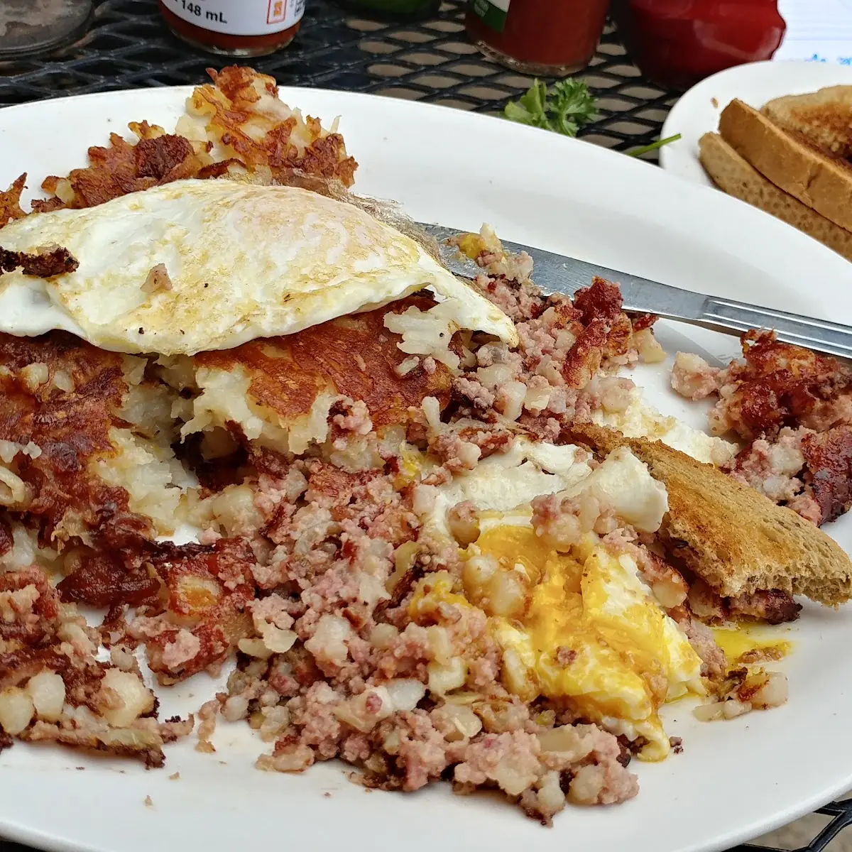 Corned Beef Hash and Eggs