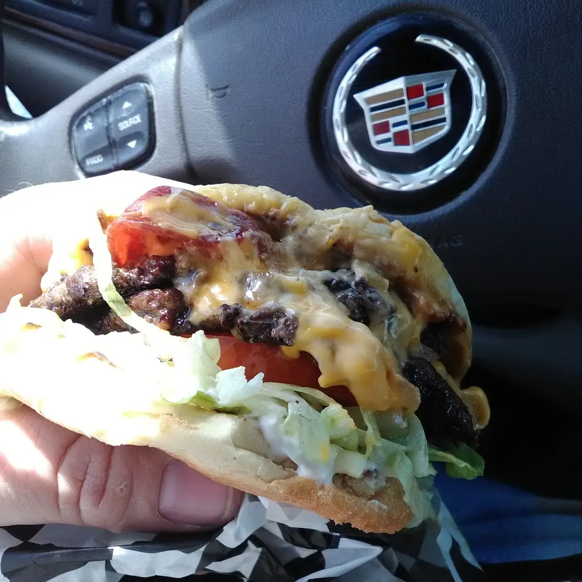 Double Cheddar Bacon Burger