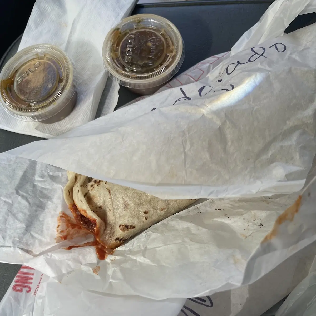 Chile Relleno and Bean Burrito