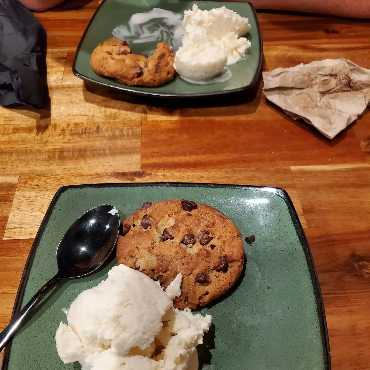 Warm Cookie with Bourbon Vanilla Ice Cream