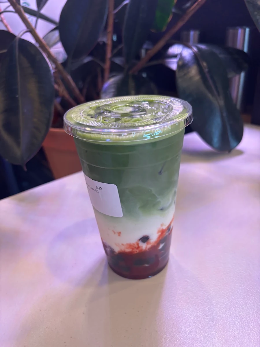 Strawberry Matcha Latte
