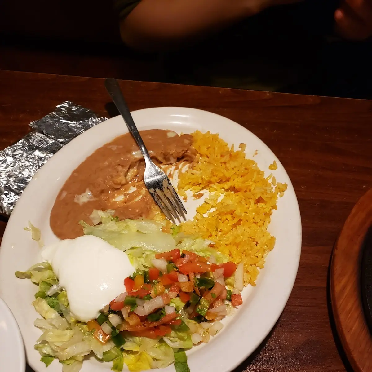 Refried Beans and Rice
