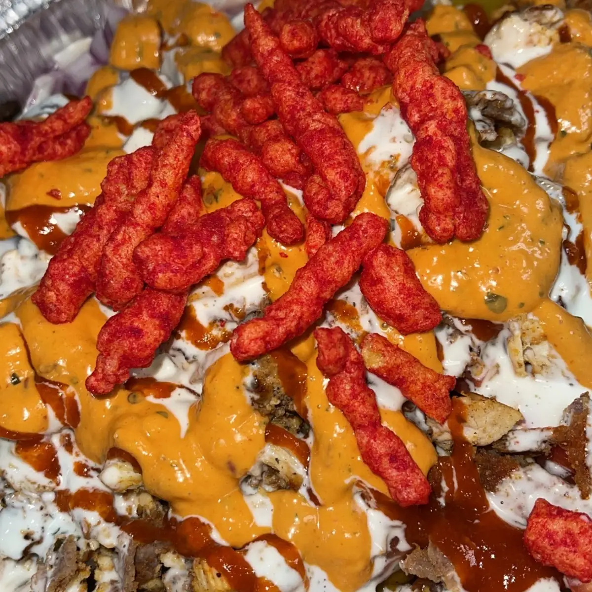 Hot Cheetos Extra Sauce or Extra Veggies