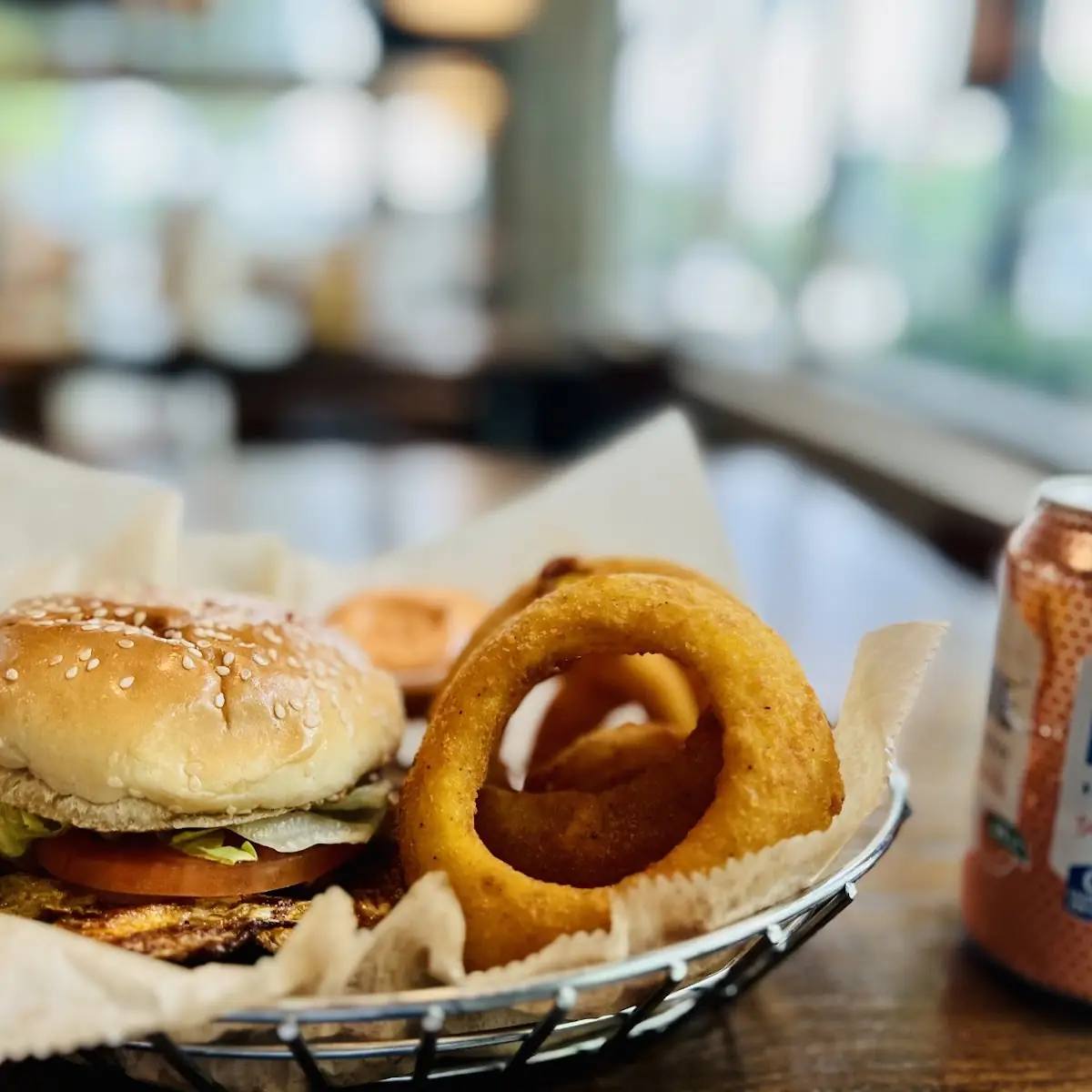 Veggie Burger Onion Rings