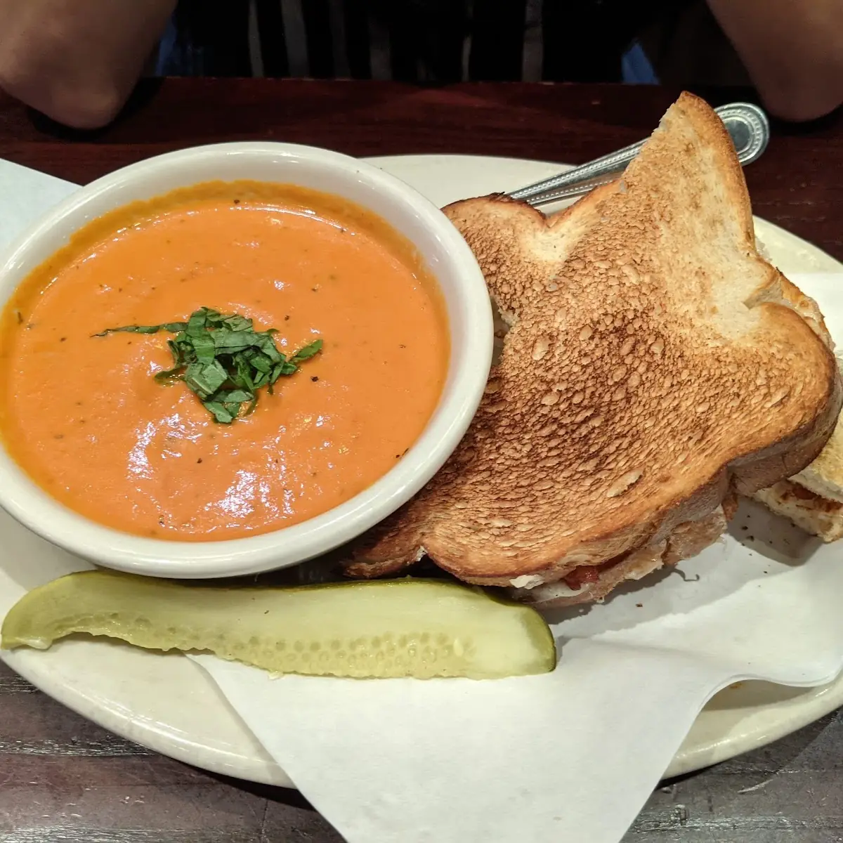 Grilled Cheese & Tomato Bisque
