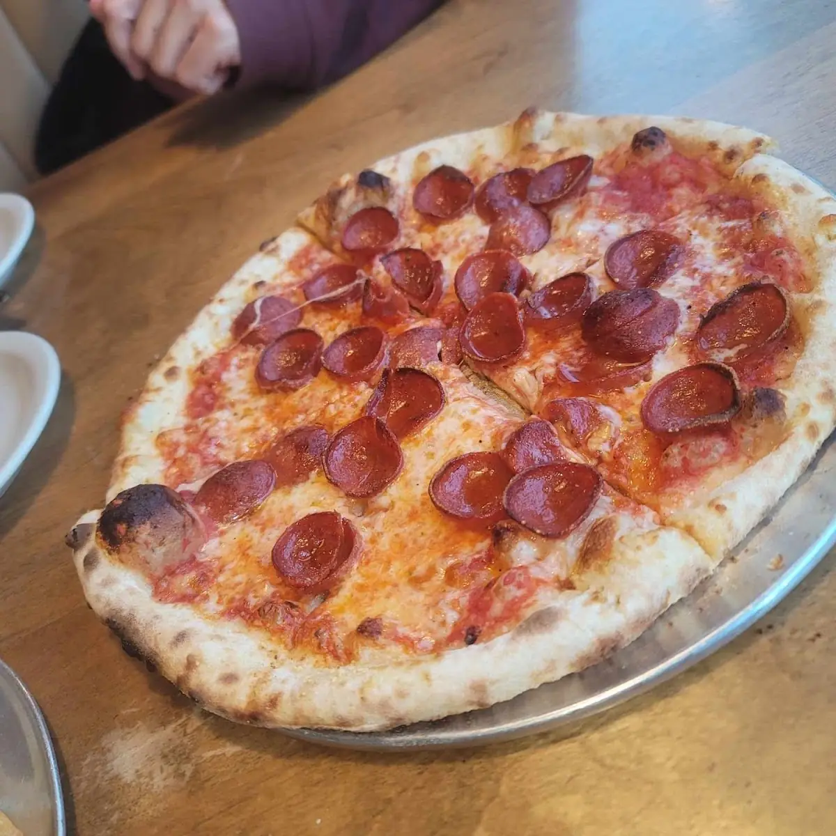 Wood Fired Pepperoni Pizza