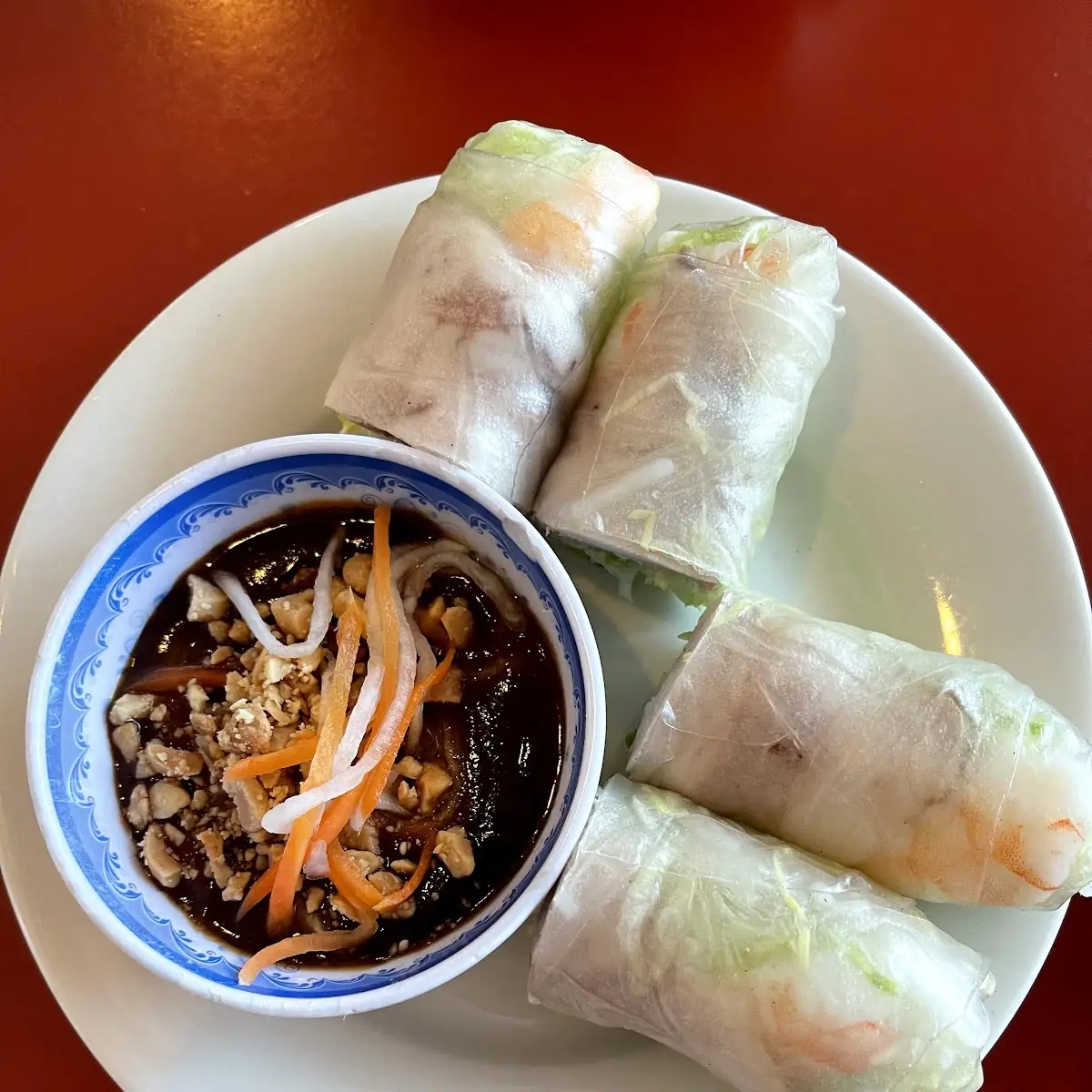 Fresh Spring Rolls with Shrimp