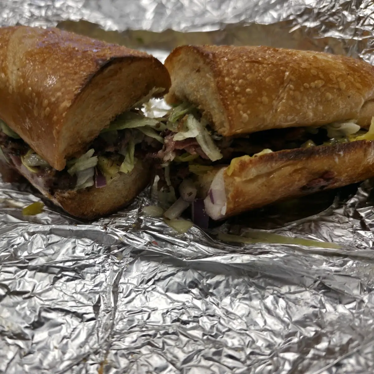 Hot Pastrami Sandwich