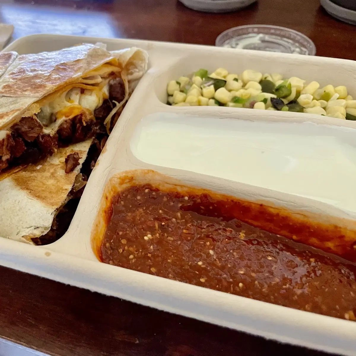 BBQ Brisket Quesadilla