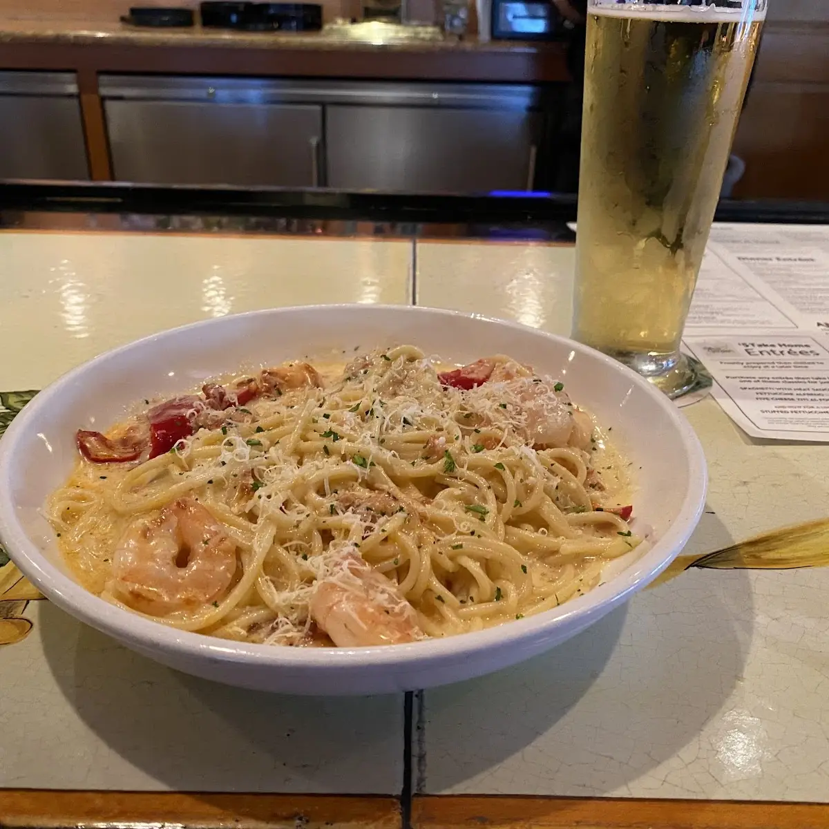 Shrimp Fettuccine Alfredo