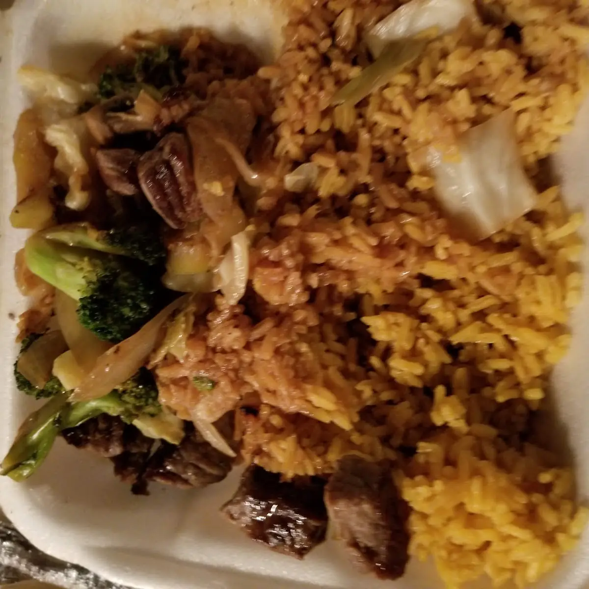 Chicken Broccoli with Mandarin Fried Rice