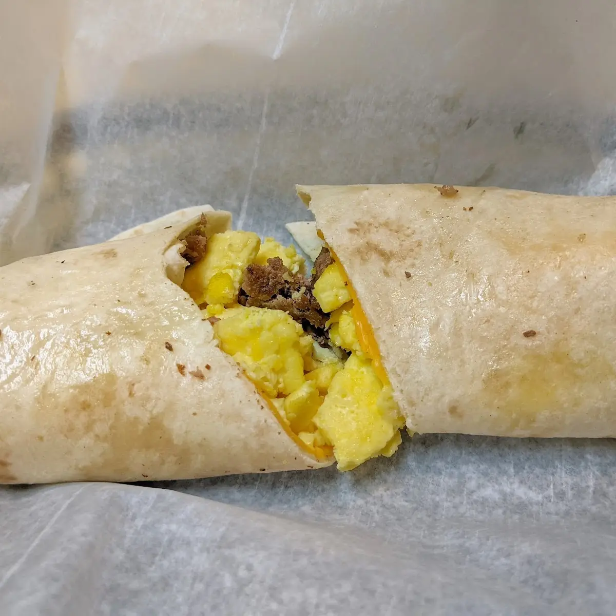 Sausage Egg & Cheese Wraps