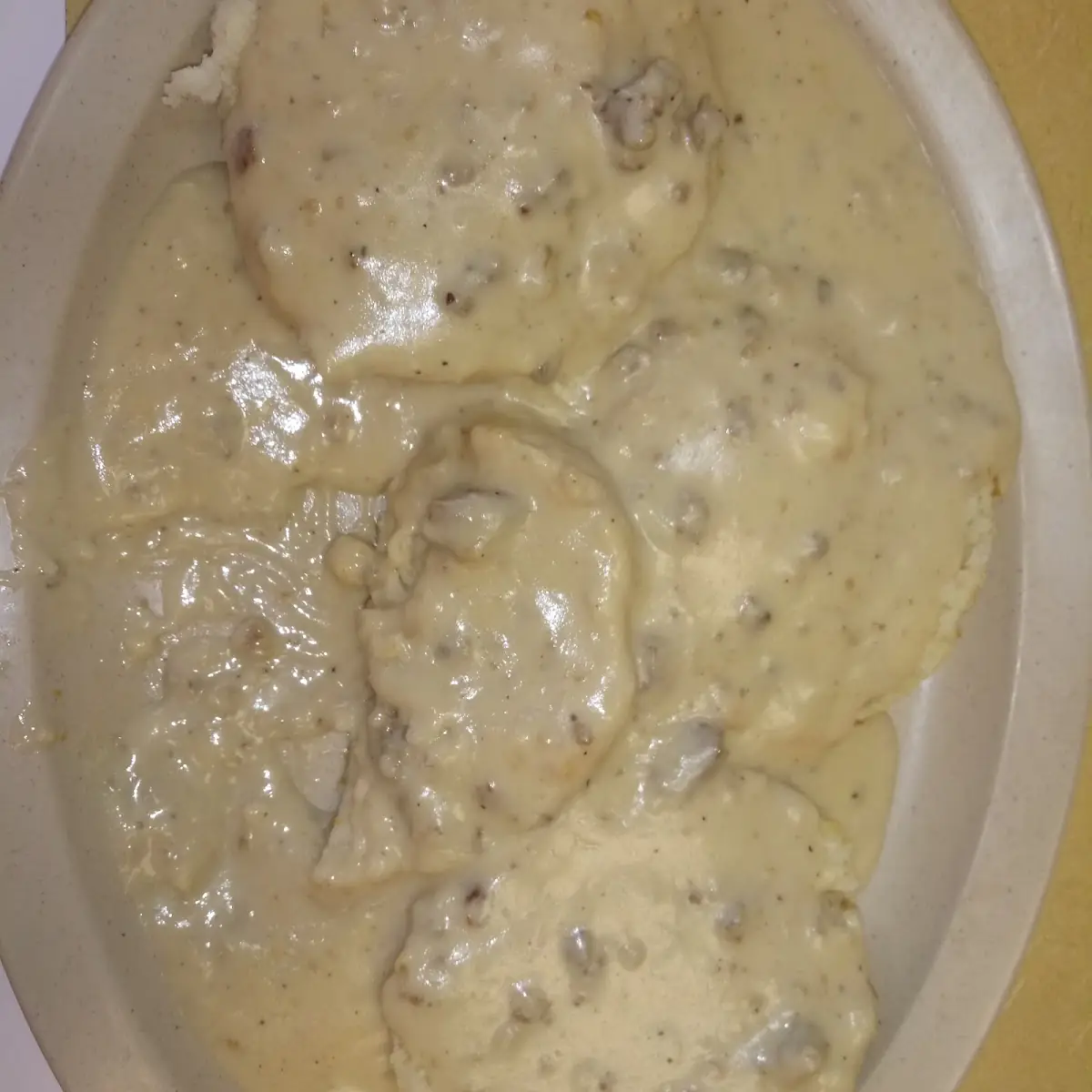 Sausage Gravy and Biscuits