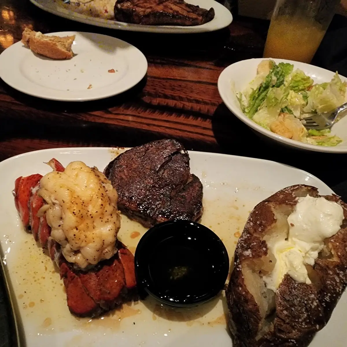 Steak and Lobster Tail