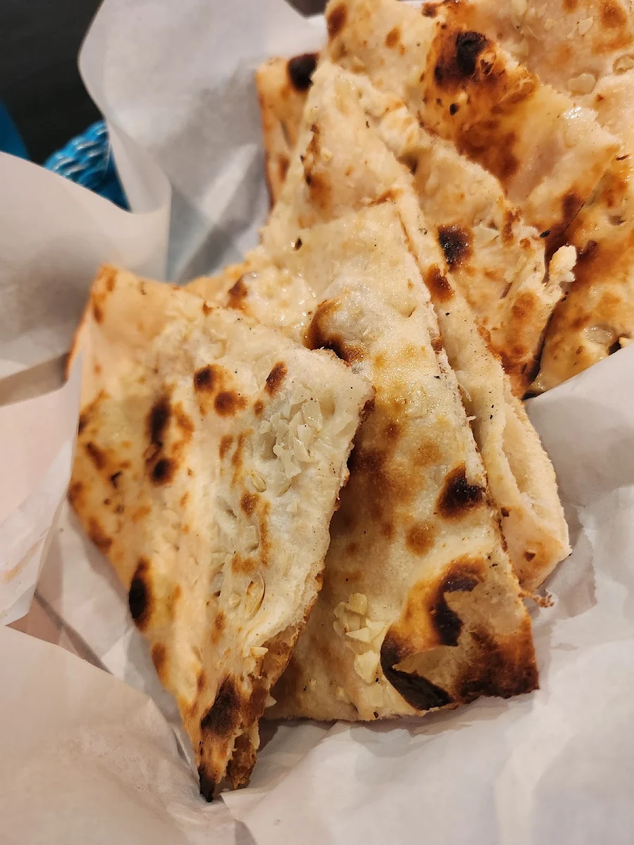 Garlic Naan, India Garden