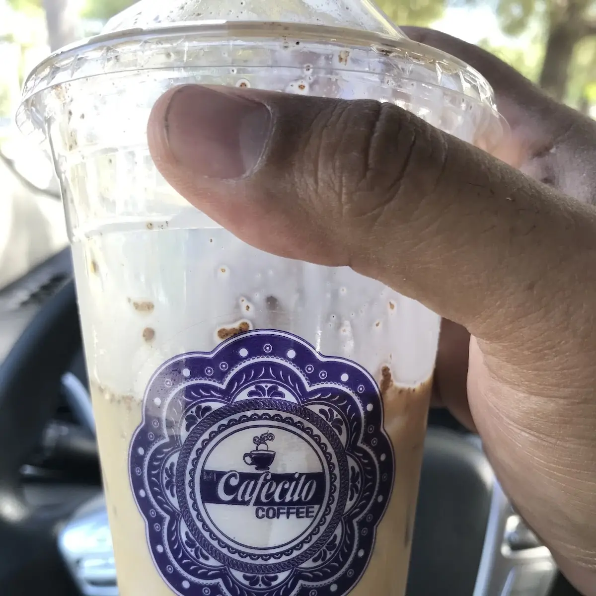 Iced Vanilla Latte Oat Milk Coffee