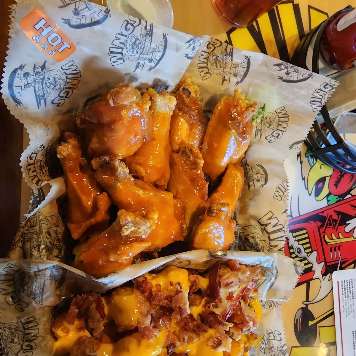 Wings and Loaded Tots