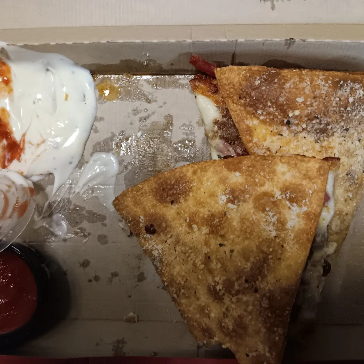 Meat Lovers Pizza Melts w Sauce
