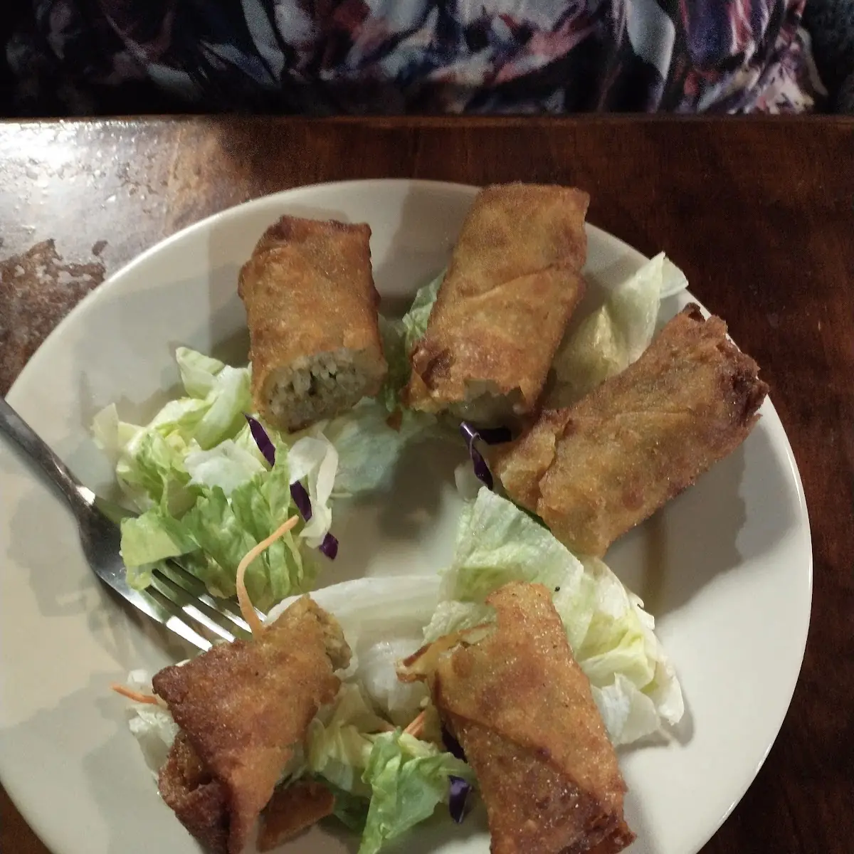 Boudin Egg Rolls
