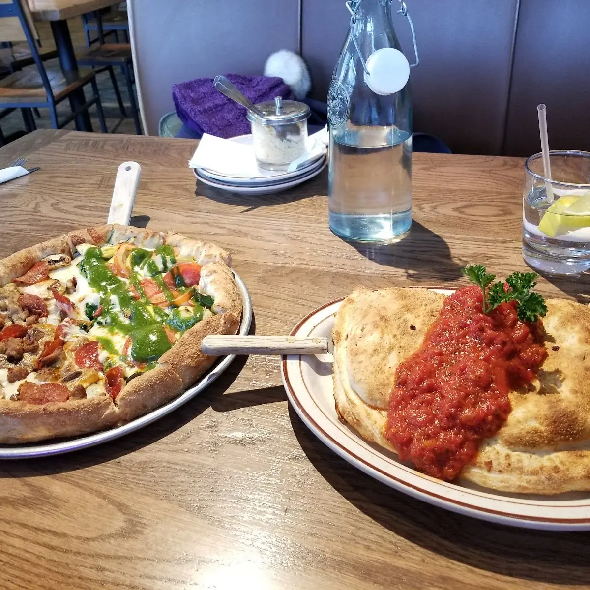 Personal Pizza and Calzone