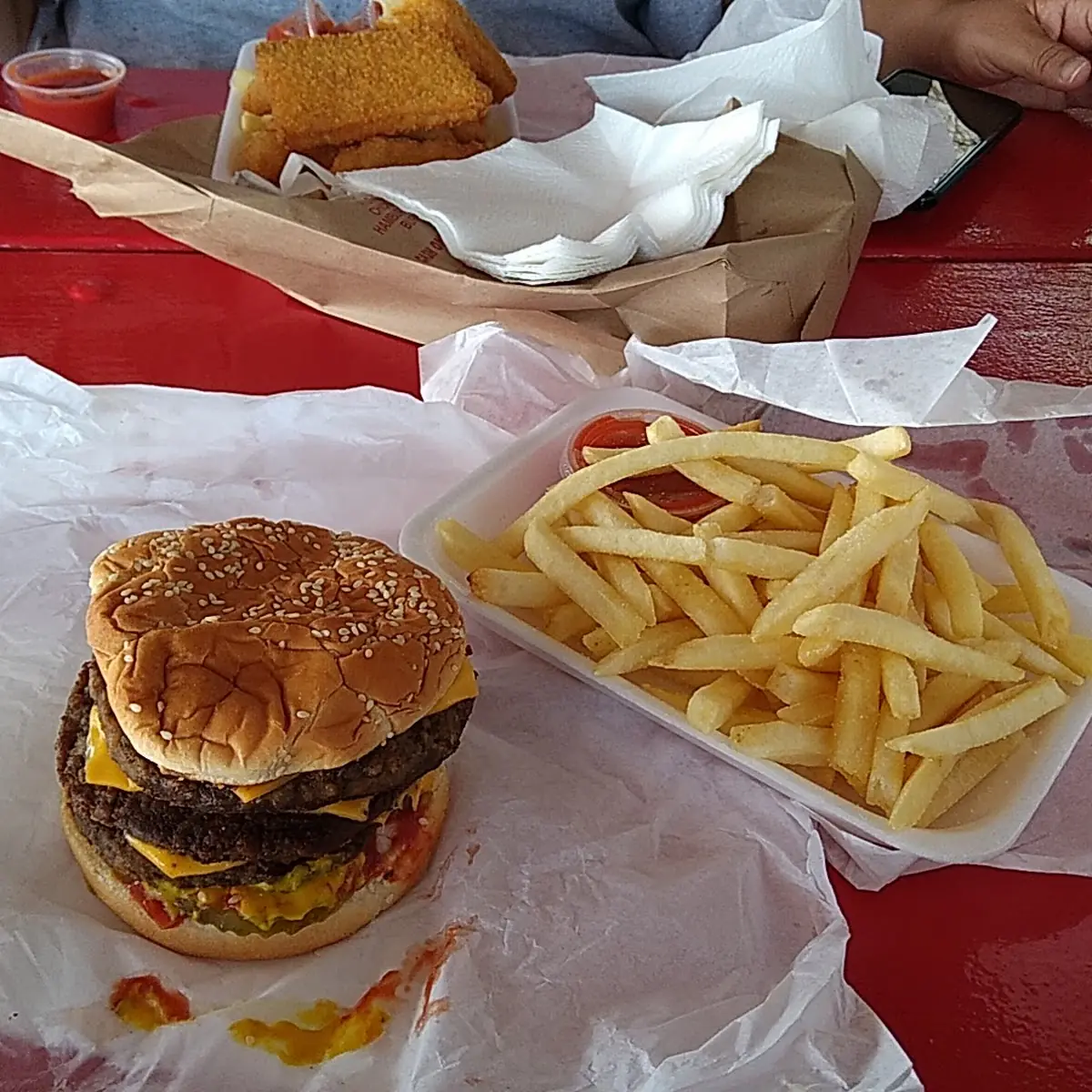 Triple Monster Burger