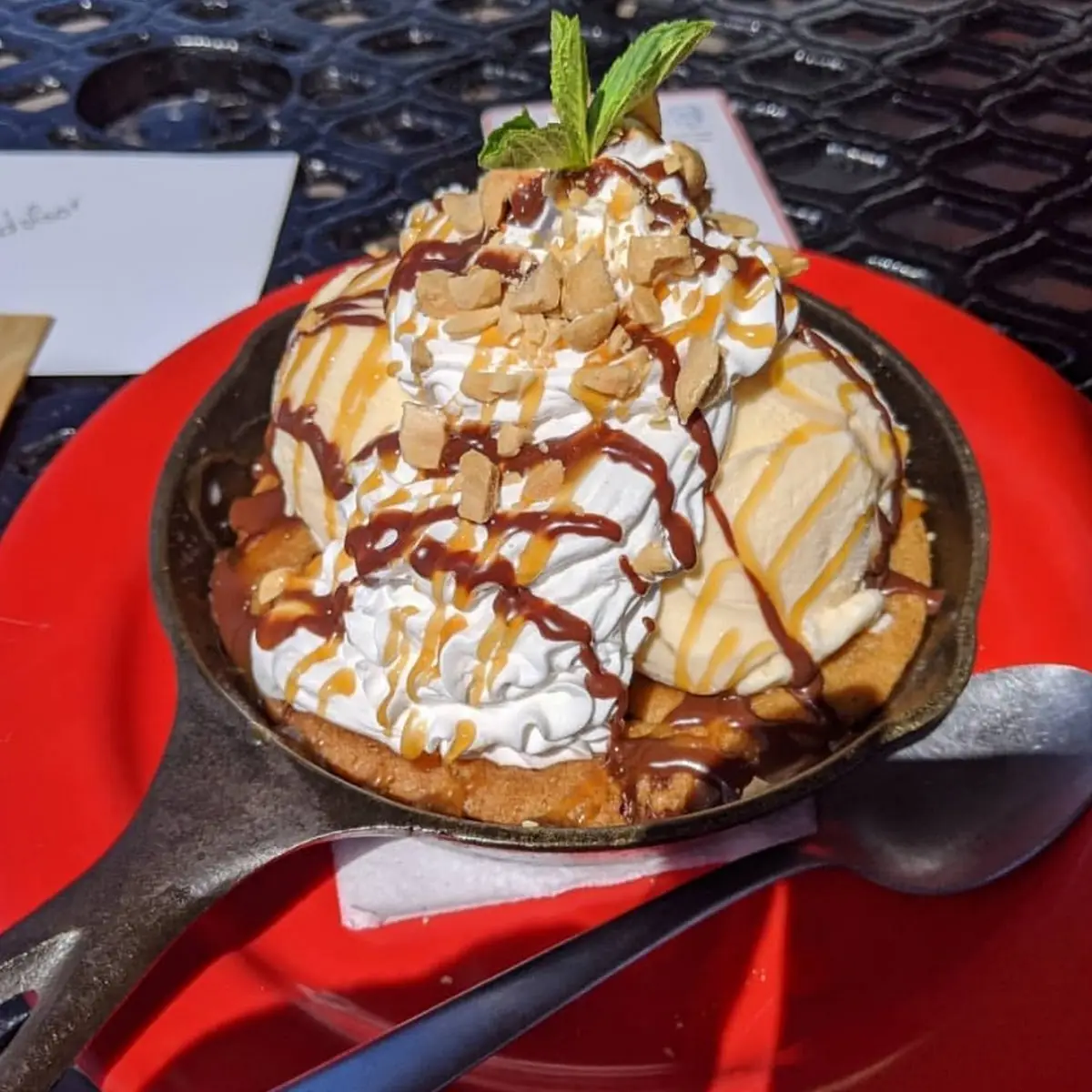 Chocolate Chip Cookie Sundae
