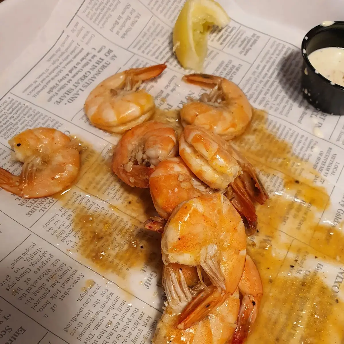 lt Dans Drunken Shrimp
