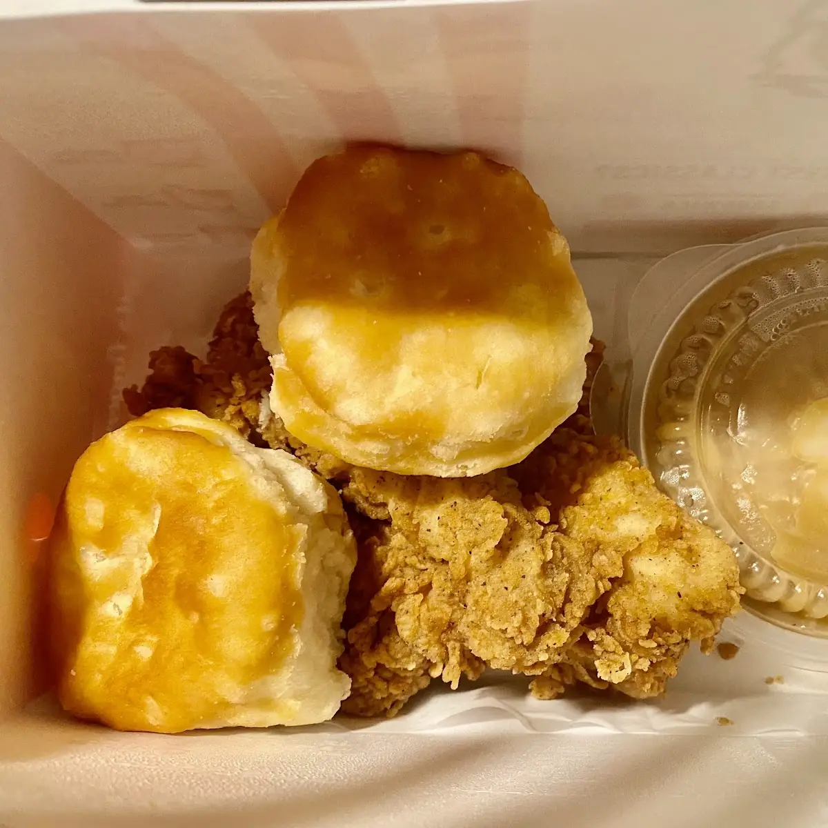 Two Biscuits and Mashed Potatoes
