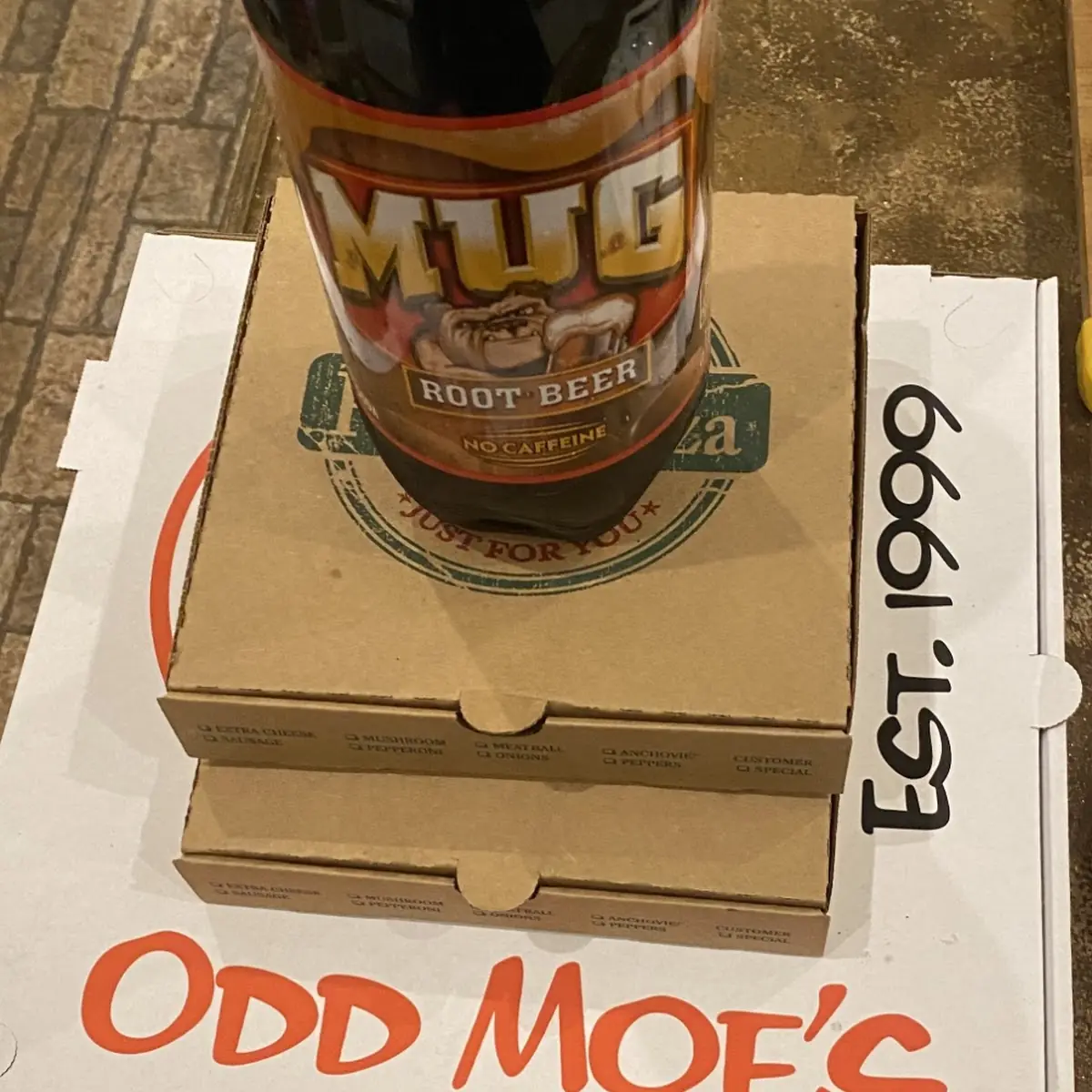 Pizza Chicken Wings and Soda