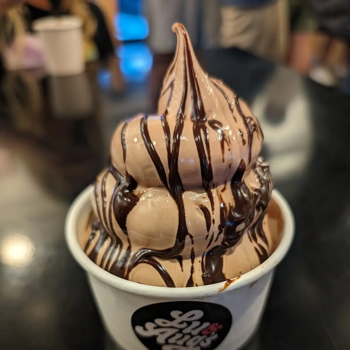 Chocolate Soft Serve with Hot Fudge