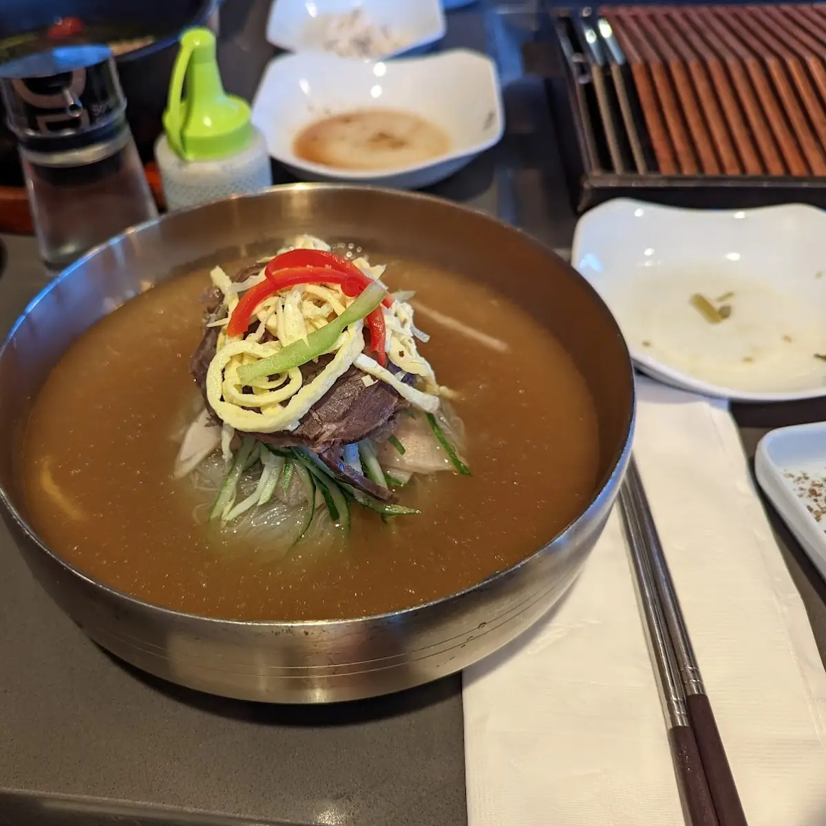 Korean Cold Noodle Soup