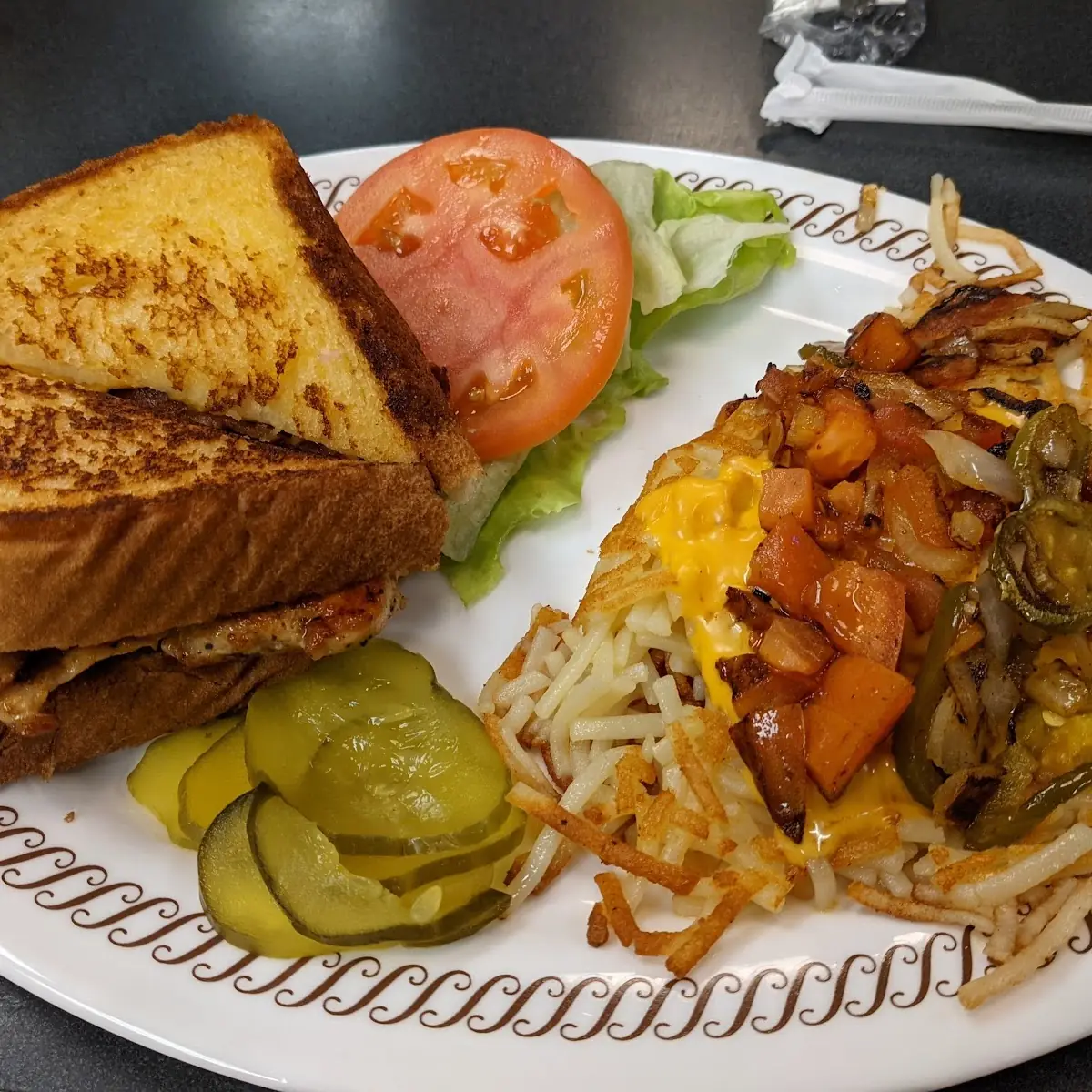 Grilled Chicken on Texas Toast