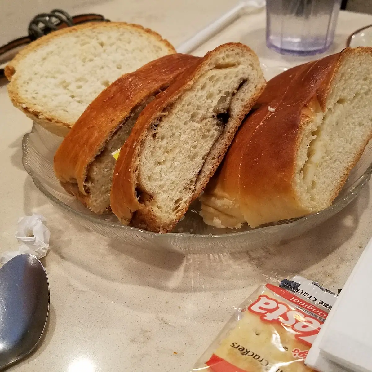Sweet Cheese Bread Cinnamon Bread and Hard Italian